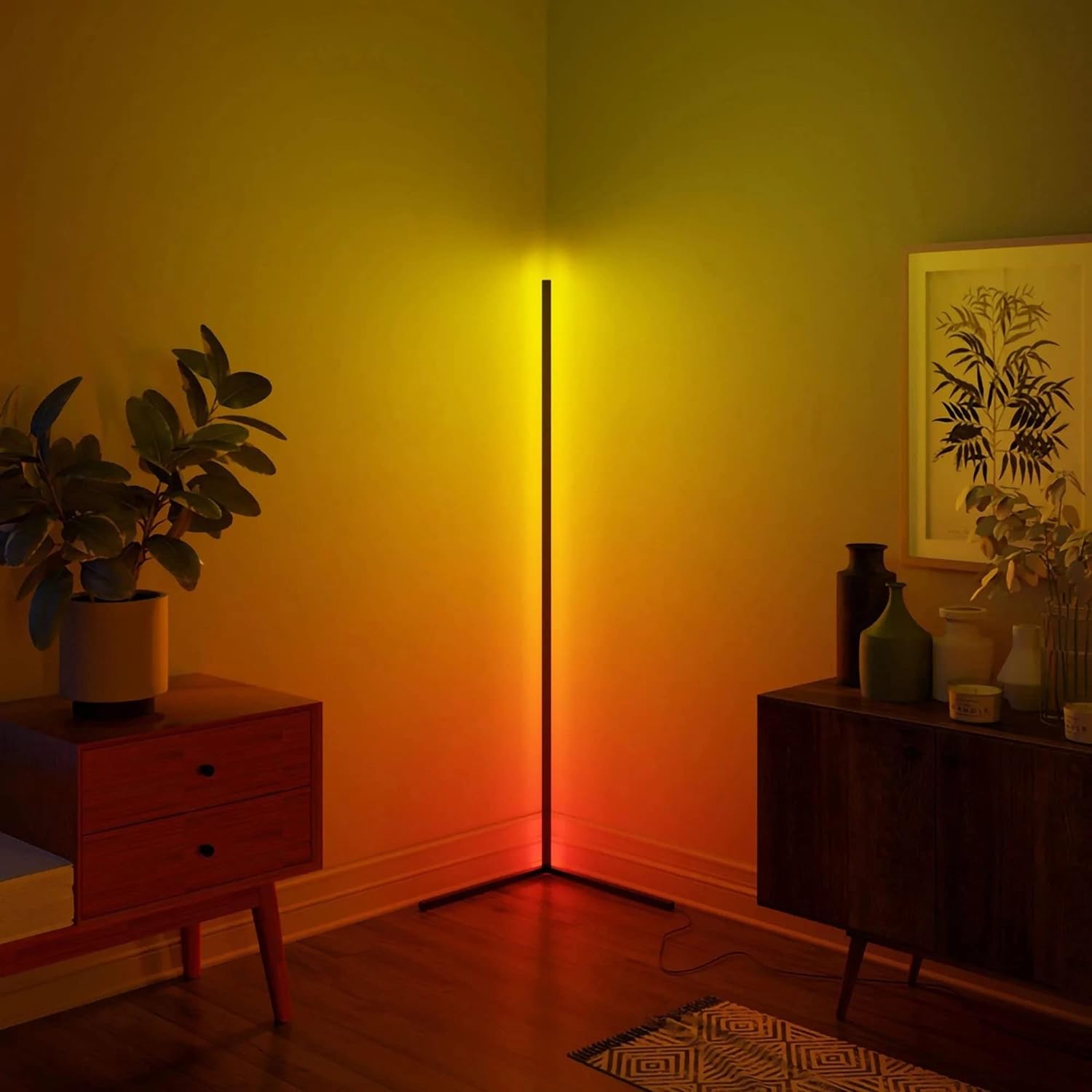 RGB corner floor lamp